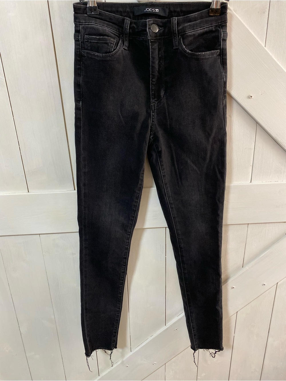 Joe's Jeans Black Skinny High-Rise Stretch Jeans
